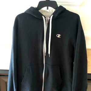 Champion Black Hoodie- Medium. Rarely used.